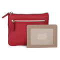 Leather Card & Coin Case with ID Window - Multiple Colors