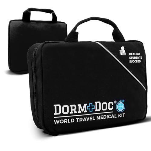 Emergency First Aid Kit for Students and Travelers - 200 Pieces, Compact & Portable