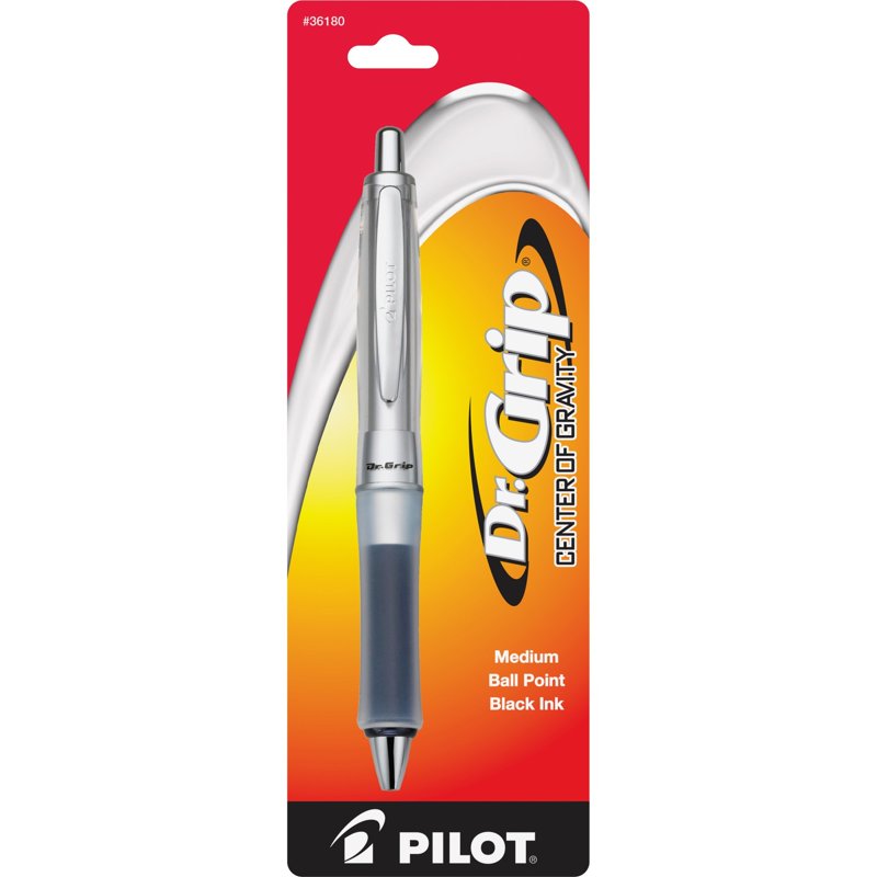 Ballpoint Pen Set with Balanced Grip and Ultra-Smooth Ink - Retractable, Medium 1mm