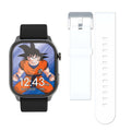 Digital Adult Smart Watch 46mm with Interchangeable Silicone Straps - Bluetooth & Fitness Features