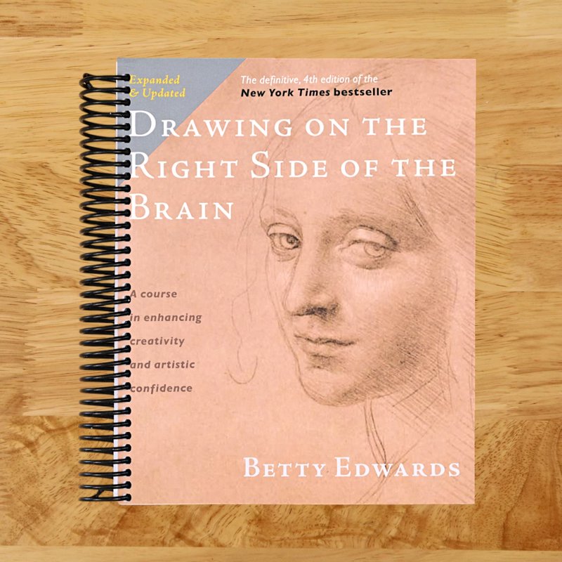 Drawing on the Right Side of the Brain Spiral Bound Book - Art & Creativity