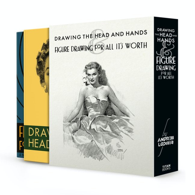 Drawing the Head and Hands & Figure Drawing Hardcover Set - Art Instruction