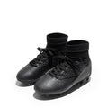 Burudani Kids Soccer Cleats - All/Black, Size 13, Boys & Girls Football Trainers