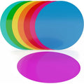 Colorful Dry Erase Dot Stickers - Reusable Vinyl Sticky Dots for Classroom & Office, 8-Pack, 11 inches
