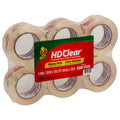Heavy Duty Clear Packing Tape 1.88 in. x 109.3 yd. 6 Pack - Durable Shipping Tape