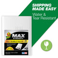 Self-Sealing Poly Bubble Mailer 6x9 White Pack of 25 - Waterproof & Tear-Resistant