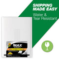 Self-Sealing Poly Bubble Mailers 10.5x15 White Pack of 8