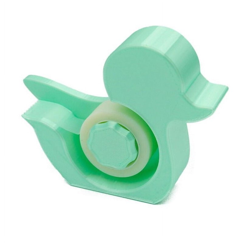 Mint Duck Tape Dispenser - Heavy-Duty Handheld Cutter for Easy Tearing (Variation: Mint)