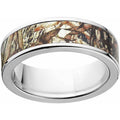 Men's Camo Stainless Steel Wedding Band - 7mm Comfort Fit Ring