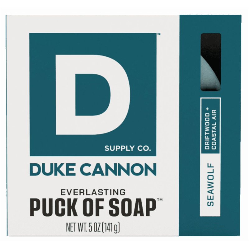 Duke Cannon Seawolf Scent Puck of Soap - 5oz, Triple-Milled, Natural Oils