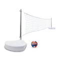 Stainless Water Volleyball Set for Pool - Regulation Size, Adjustable Net, Heavy-Duty Steel Posts
