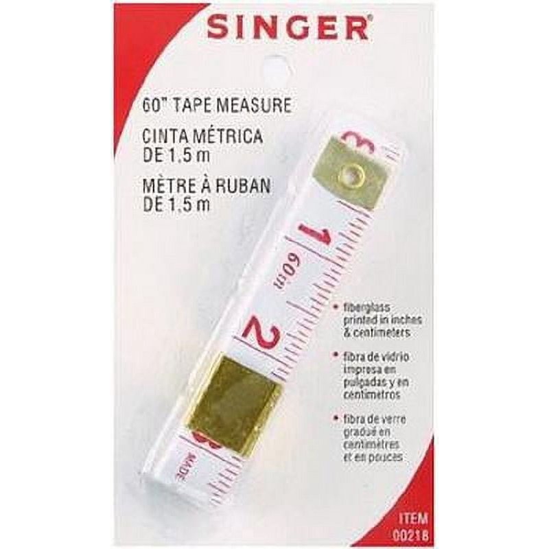 Vinyl Tape Measure 60 Inches – Flexible Measuring Tool with Metal Ends
