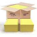 Legal Wide Ruled Notepad 50 Sheets - Canary Yellow, 48-Pack