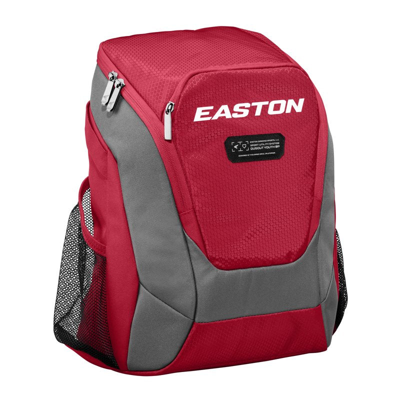 Youth Sports Backpack with Mesh Pockets & Fence Hook - Multiple Colors