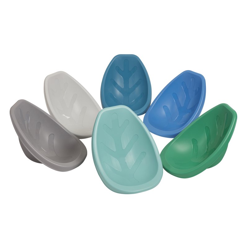 Plastic Leaf Scoop Floor Seat Set - Classroom Flexible Seating, 6 Pieces