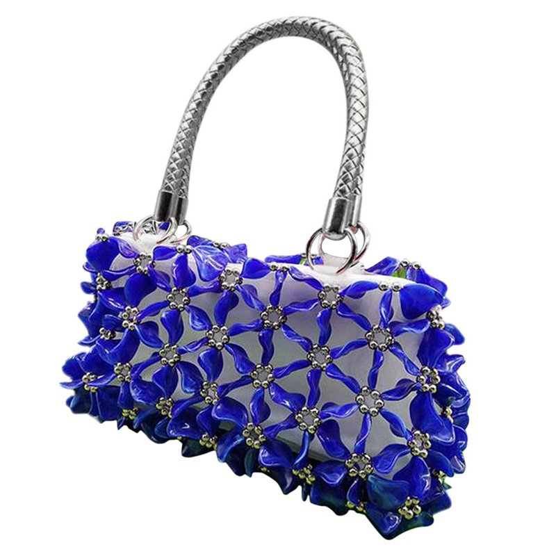 DIY Handbag Making Kit with Handle & Accessories - Dark Blue