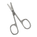 Safety Tip Grooming Scissors - Stainless Steel, Precise Ear and Facial Hair Trimming