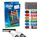 Dry Erase Markers Kit with Eraser & Organizer - 8 Color Set