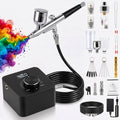 Professional Airbrush Kit with Compressor for Model Painting Nails Makeup & Cake Decorating