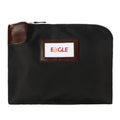 Secure Leather Cash Deposit Bag with Lock & Keys for Bank & Travel
