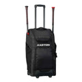 Catcher's Wheeled Gear Bag with Removable Shelves - Black