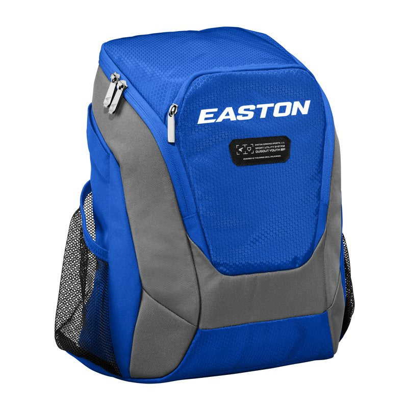 Youth Sports Backpack with Helmet & Water Bottle Pockets - Breathable Comfort
