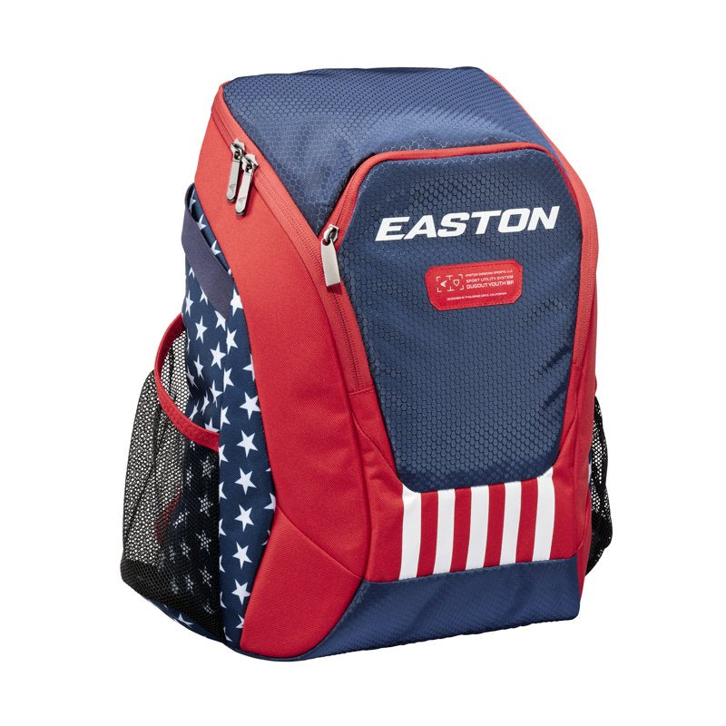 Youth Sports Backpack with Padded Straps & Mesh Pockets for Kids