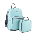 Unisex 17-Inch Backpack & Lunch Box Set - Multiple Colors