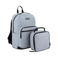 Unisex 17-Inch Backpack & Lunch Box Set - Multiple Colors