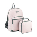 Unisex 17-Inch Backpack & Lunch Box Set - Multiple Colors