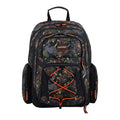 Expandable Bungee Backpack with Multiple Pockets and Water-Resistant Bottom