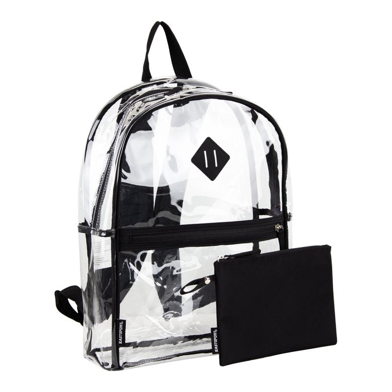 Clear Backpack with Pencil Case - School & Daypack for Students