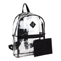 Clear Backpack with Pencil Case - School & Daypack for Students