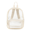 Clear Fashion Dome Backpack with Frameless Design and Adjustable Straps