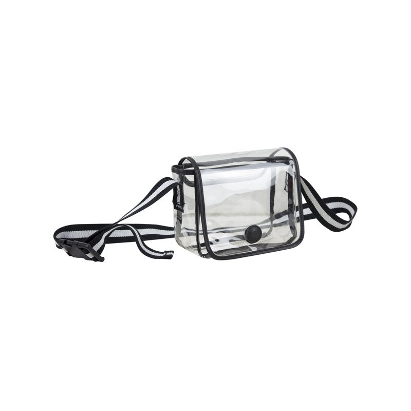 Clear Stadium Cross Body Bag - Durable PVC Security-Friendly Purse