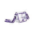Clear Stadium Cross Body Bag - Adjustable Shoulder Bag for Security Lines