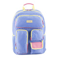Unisex 18.5-Inch Cargo Backpack with Multiple Pockets and Water-Resistant Bottom