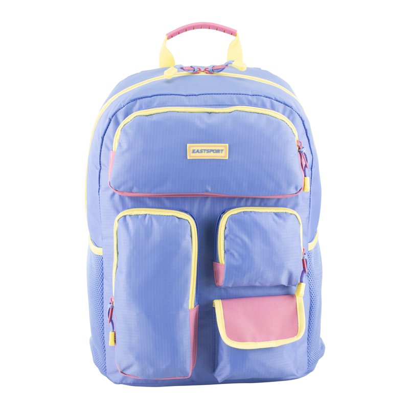 Unisex 18.5-Inch Cargo Backpack with Multiple Pockets and Water-Resistant Bottom