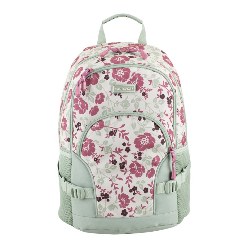 Unisex 18.5 Inch Athleisure Backpack with Multiple Compartments and Water Bottle Sleeves