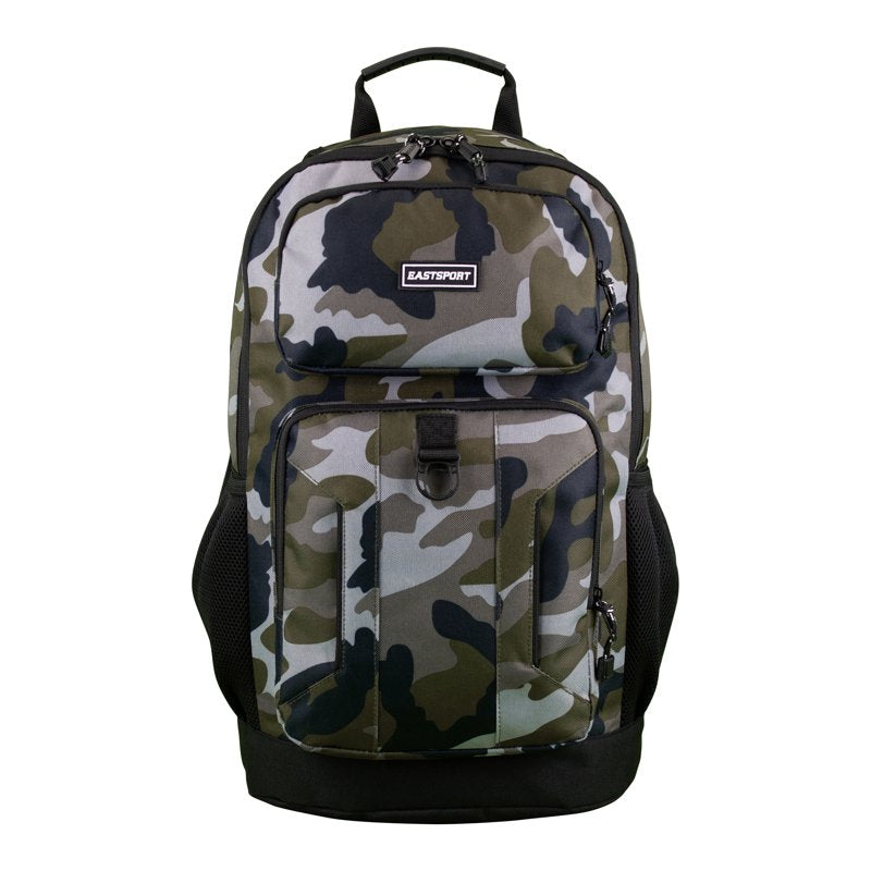 Unisex Camouflage Backpack with Laptop Sleeve & Water-Resistant Base