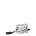 Clear Crossbody Bag with Webbing Strap - Unisex Fashion Accessory