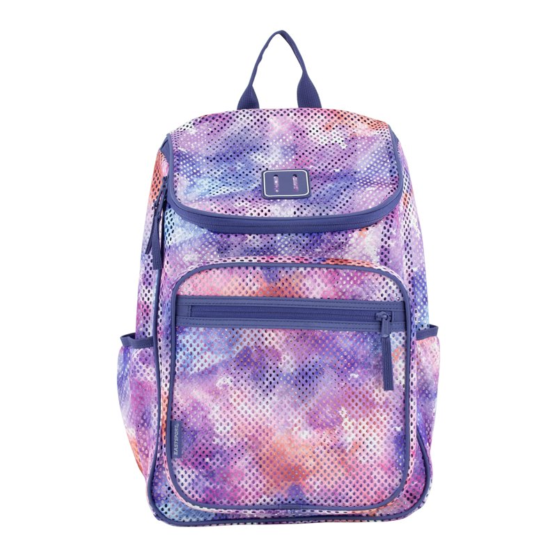 Mesh Backpack with Spacious Main Compartment & Hydration Pockets - Unisex Travel & School Bag