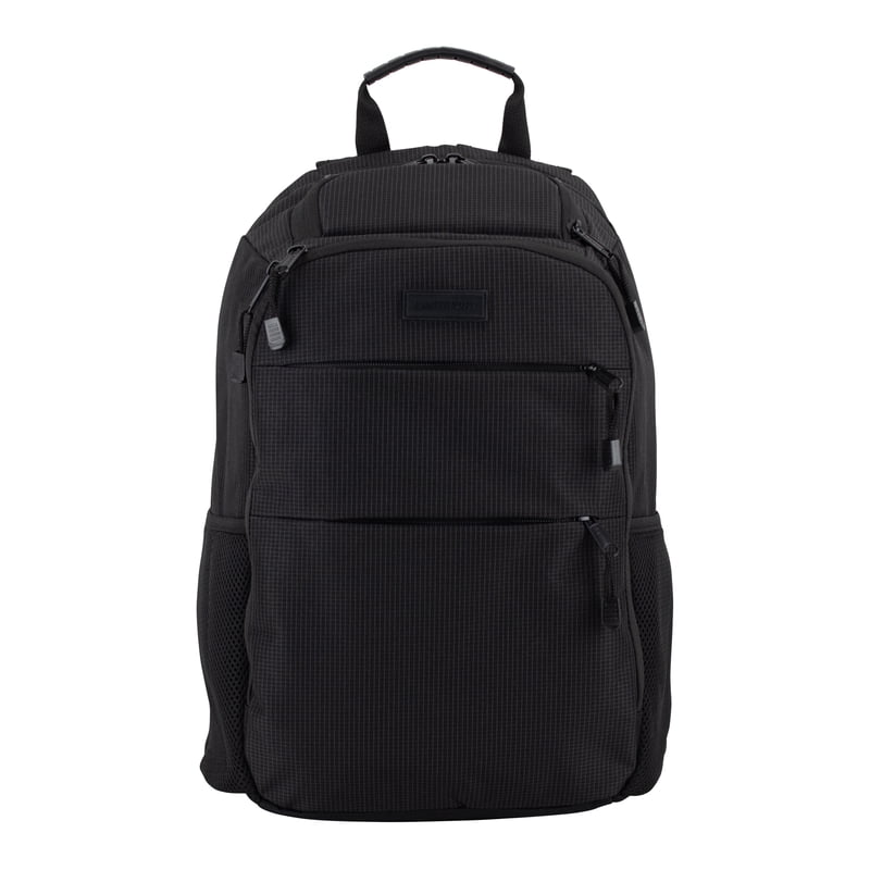 Unisex 17-Inch Lifestyle Backpack with Sunglasses Pocket - Dark Grey