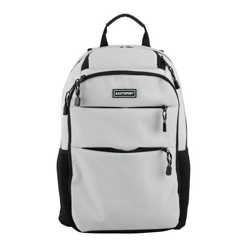Unisex 17-Inch Lifestyle Backpack with Laptop & Sunglasses Pockets — Light Khaki