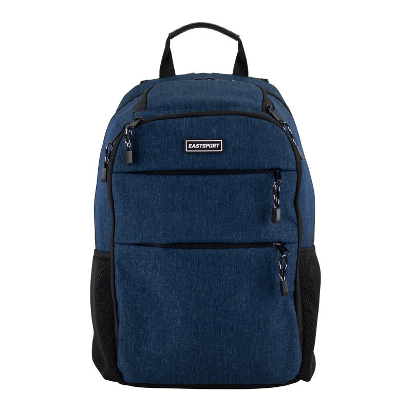 Unisex 17-Inch Lifestyle Backpack with Laptop & Sunglasses Pocket - Teal Heather Chambray