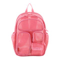 Unisex 16-Inch Cargo Mesh Backpack with Multiple Pockets & Hydration Features