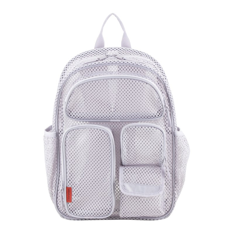 Unisex 16-Inch Mesh Cargo Backpack with Multiple Pockets & Hydration Features