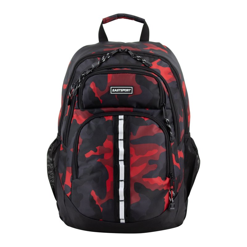 Unisex Rally Sport Backpack with Camouflage Design, Laptop & Tech Pockets