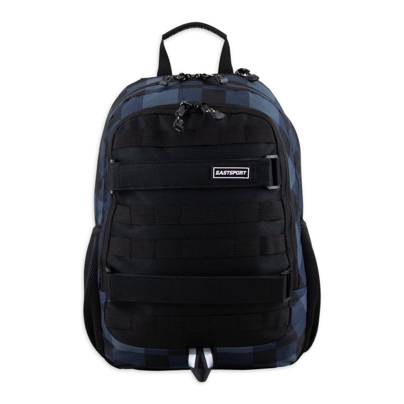Durable Skater Backpack with Skateboard Straps & Multiple Pockets - Unisex