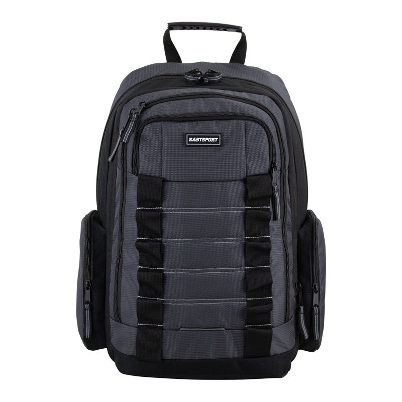 Unisex Recycled Expandable Backpack with Molle Webbing for School & Travel